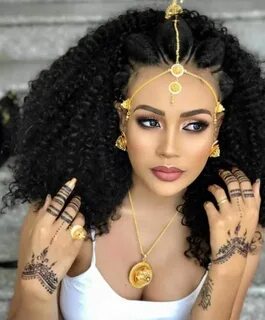 Habesha Ethiopian hair, Ethiopian beauty, Traditional hairst