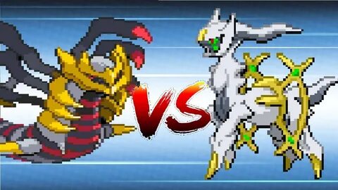 Pokemon Arceus vs Giratina & Dialga & Palkia - YouTube