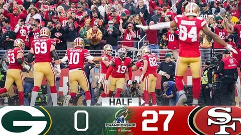 HALFTIME: 49ers lead at home. NFLPlayoffs