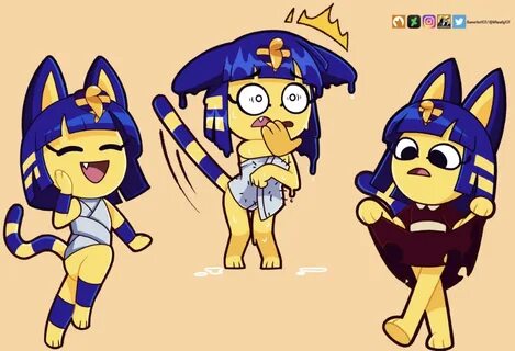 Ankha by Wheatly101 on Newgrounds Animal crossing fan art, A