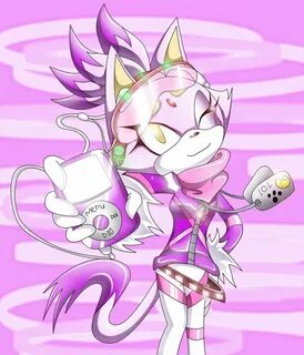 Blaze the Cat: Stylin' kitten Sonic fan art, Sonic art, Anim