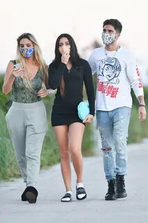 LELE PONS and MARIAH ANGELIQ Out in Miami Beach 11/27/2020 -