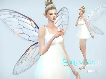 The Sims Resource - S-Club LL ts4 Fairy wings 01