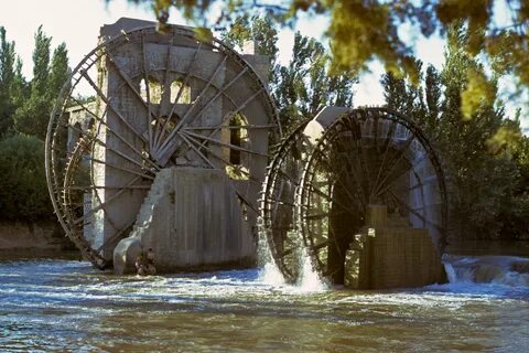 Water Wheels of the Orontes in Syria