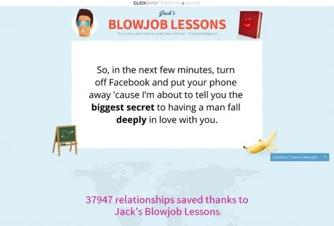 Is jacks blowjob lessons good . 32 New Sex Pics.