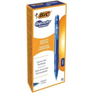 Ручка гелевая автоматическая Bic Gelocity Original синяя (то