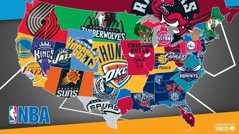 El mapa de la NBA en Viva Basquet. Viva Basquet