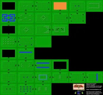 The Legend of Zelda - Level 7 Demon Quest 1 Map BG