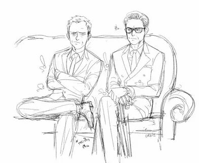 Harry & Eggsy Fandom crossover, Fan art, Kingsman