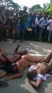Pretty Lady Among Kidnappers Caught In Epe And Stripped Tota