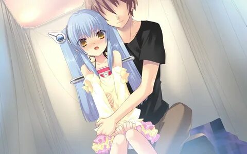 Anime Blue hair Anime Couple - Anime Ah! My Goddess HD Deskt