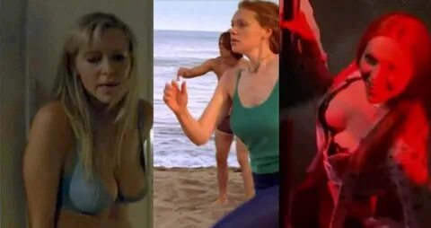 Boobs: Laura Prepon triple bounce - GIF Video.