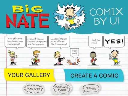 Challenge 9. Create a Comic with Big Nate: Comix By U! Congd