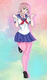 🌸 Yandere sim Art style 🌸- Chihoko Hasegawa Yandere Simulato