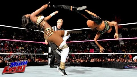 The Funkadactyls vs. Aksana & Alicia Fox: WWE Main Event, Oc