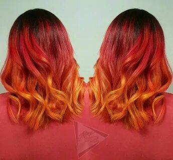 Bright Red Ombre Hair Related Keywords & Suggestions - Brigh