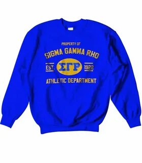 Sigma Gamma Rho Athletic Crewneck Sweatshirt Sweatshirts, Cr