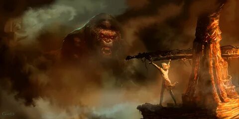 King Kong Arrives by Gus Hunter King kong skull island, King