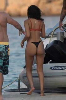 Leigh-Anne Pinnock Wears a hot thong bikini during holiday o