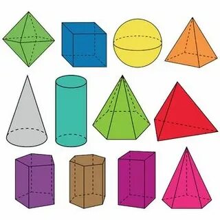 3D Shapes Clip Art Shape art, Clip art, 3d shapes