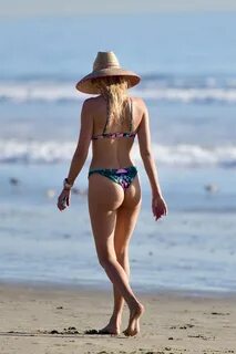 Kelly Rohrbach - Beautiful Ass in Thong Bikini on the Beach 