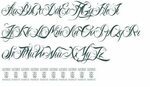 Cursive Letters Tattoos Alphabet Related Keywords & Suggesti