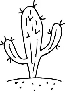 Download or print this amazing coloring page: Prickly Cactus