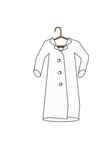 lab coat back clipart - Clip Art Library