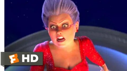 Shrek 2 (2004) - Fighting the Fairy Godmother Scene (8/10) M