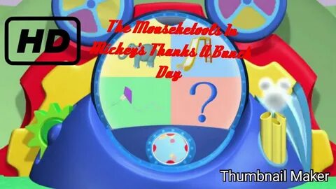 The Mouseketools In Mickey's Thanks A Bunch Day - YouTube
