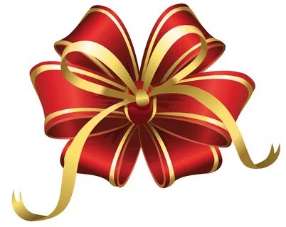 Christmas bows, Christmas lights clipart, Gift bows