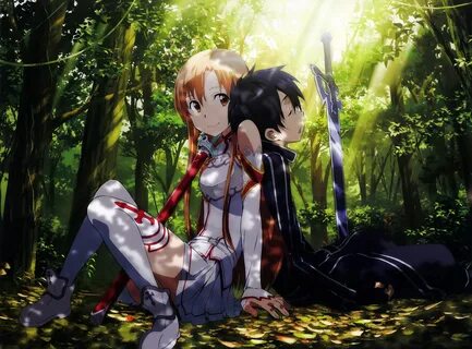 Kirito и Asuna Anime Sword Art Online Asuna Юки K коврик для