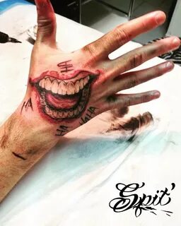 Joker Smile Tattoo Ideas