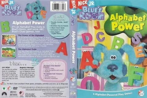Blue's Room Clues - Alphabet Power- TV DVD Scanned Covers - 