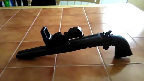 Leinad 11" Double Barrel Derringer Mod - YouTube