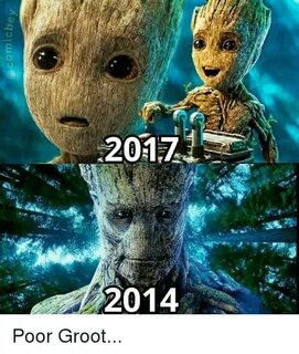 2017 2014 Poor Groot Meme on astrologymemes.com