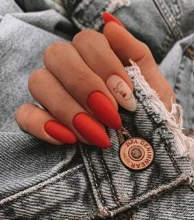 Маникюр красный Sassy nails, Gel nails, Grunge nails