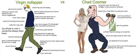 VIRGIN NOFAPPER v. CHAD COOMER Virgin vs. Chad Know Your Mem