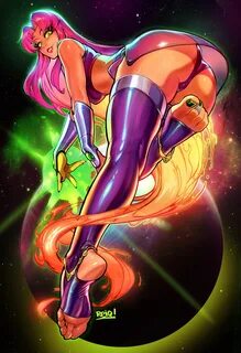 ArtStation - Teen Titans Starfire