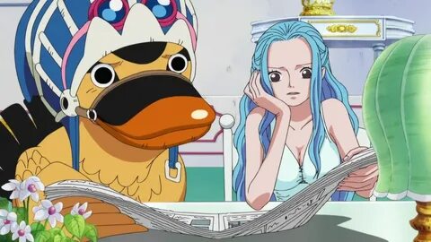 Vivi and Carue Read About Luffy (1280 × 720) One piece manga