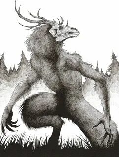 Wendigo by HBheavenlyboy Scary art, Creature drawings, Mythi