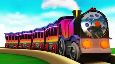 Toy Train for Children - Cartoon Train for Kids - YouTube