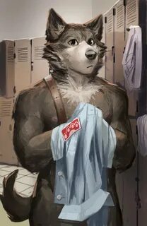 Warehouse wolf likes to hit the gym before his shift By Tack