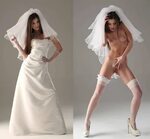 Голые девушки в свадебных платьях (95 фото) - порно фото