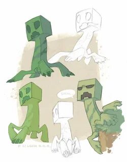 Creepers! by LiLaiRa on DeviantArt Minecraft drawings, Minec