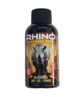Rhino Platinum 8000 Sexual Male Enhancement Drink 2oz - Visi