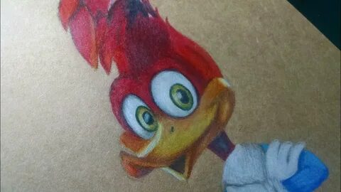 Speed Drawing - Woody Woodpecker - YouTube