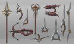 Xyda Azavayl's tweet - "Here's a little weapon chart for the