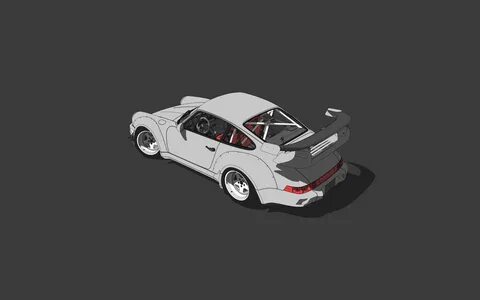 Скачать обои Авто, Porsche, Машина, Car, Art, Render, Design