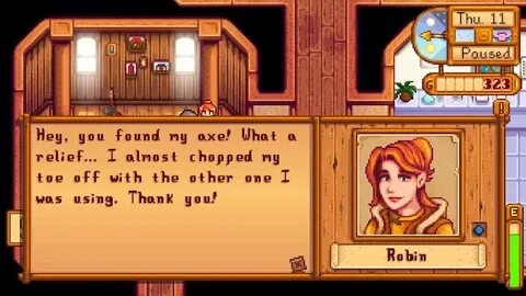 Cara menyelesaikan Quest Find Robin's Lost Axe - Stardew Val